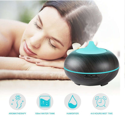 Mistyrious Essential Oil Humidifier Natural Oak Design With Easy - Gazette Enterprises™