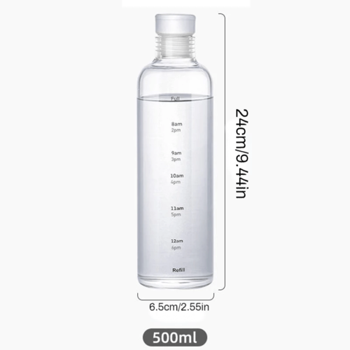 Transparent Tracking Water Bottle