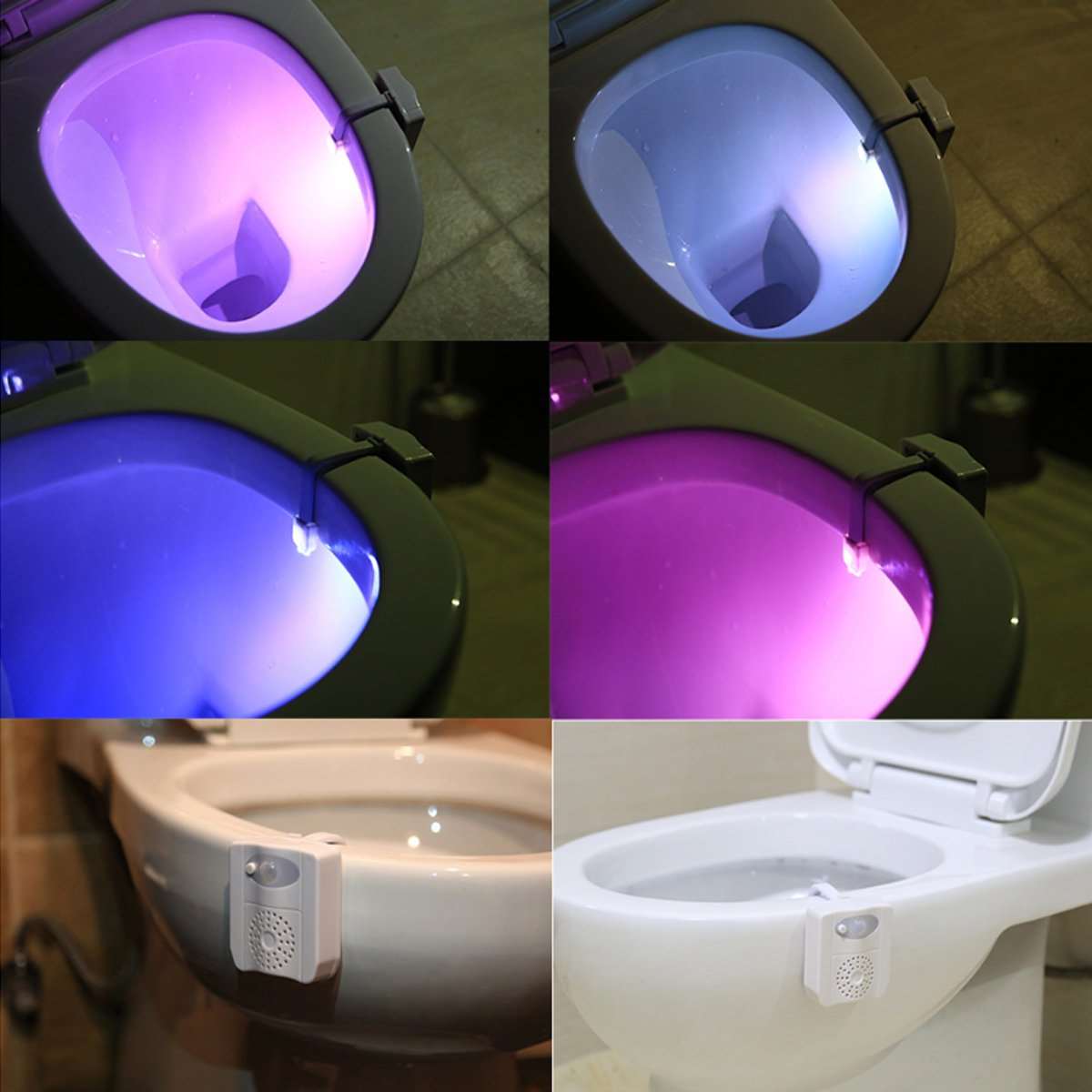 CLEAN BOWL UV Sanitizing Light For Germ Free Toilets With LED Motion - Gazette Enterprises™