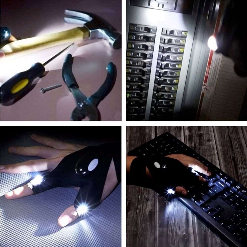 Flash Light LED Gloves Multipurpose - Gazette Enterprises™