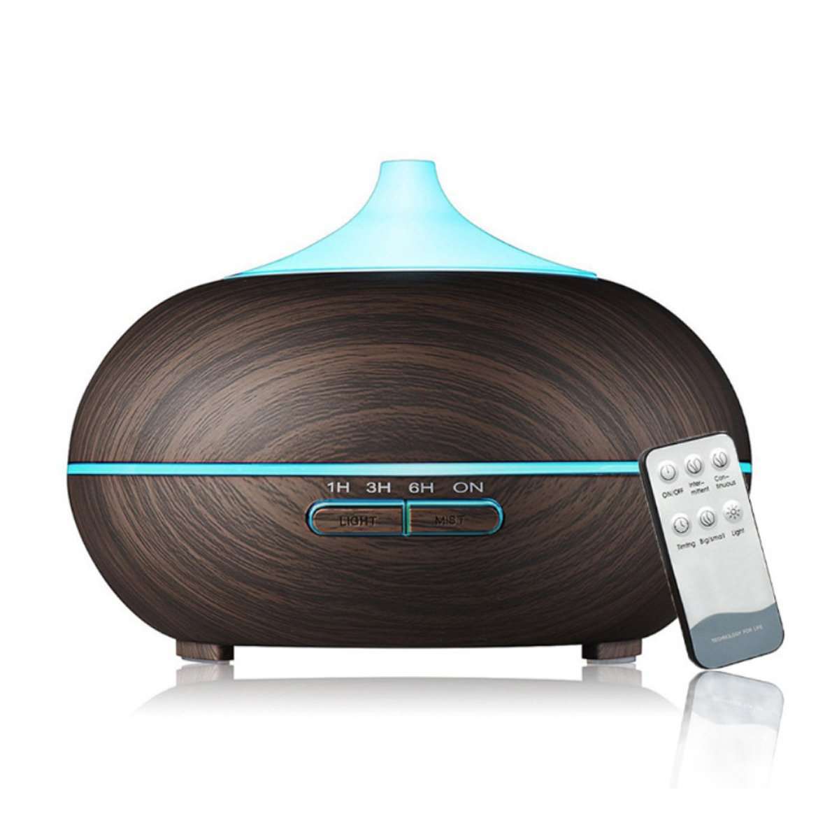 Mistyrious Essential Oil Humidifier Natural Oak Design With Easy - Gazette Enterprises™