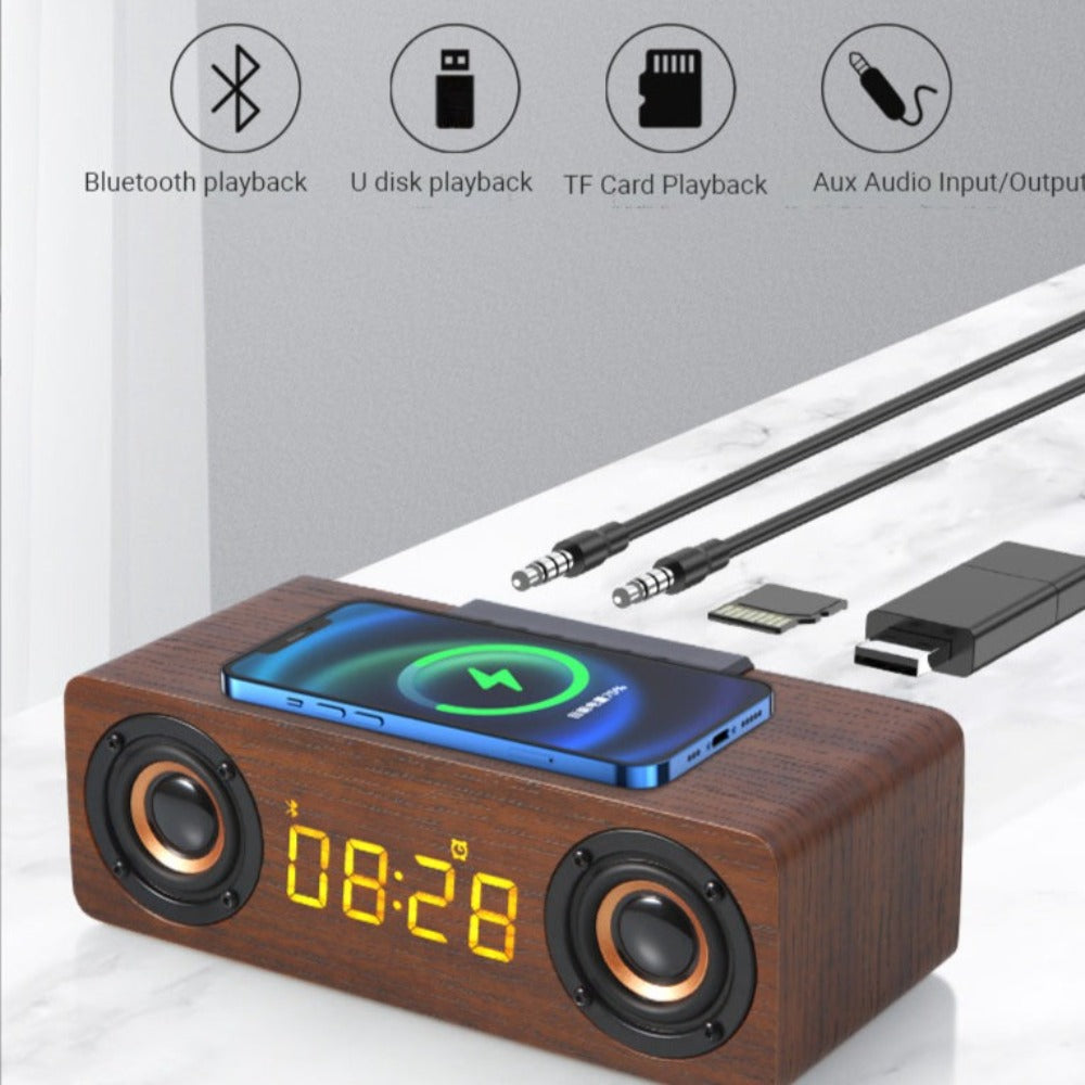 Wooden Retro Theme Wireless Charger