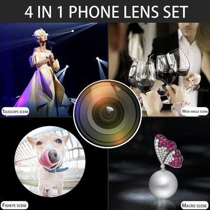 Mobile Phone Lens Kit With Tripod