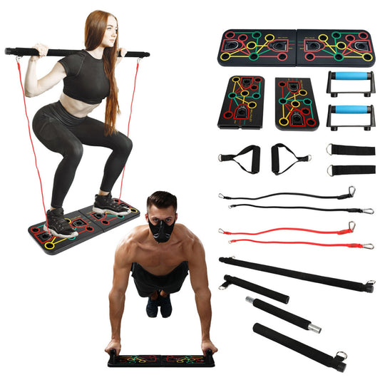 9 in 1 Push Up Rack Board System Fitness