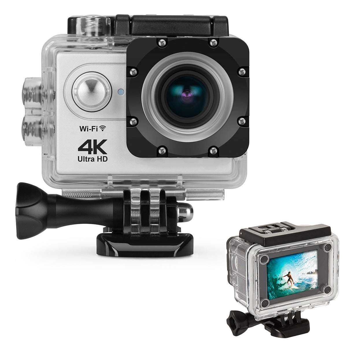 4K  Waterproof All Digital UHD WiFi Camera + RF Remote And Accessories - Gazette Enterprises™