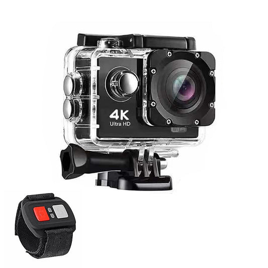 4K  Waterproof All Digital UHD WiFi Camera + RF Remote And Accessories - Gazette Enterprises™