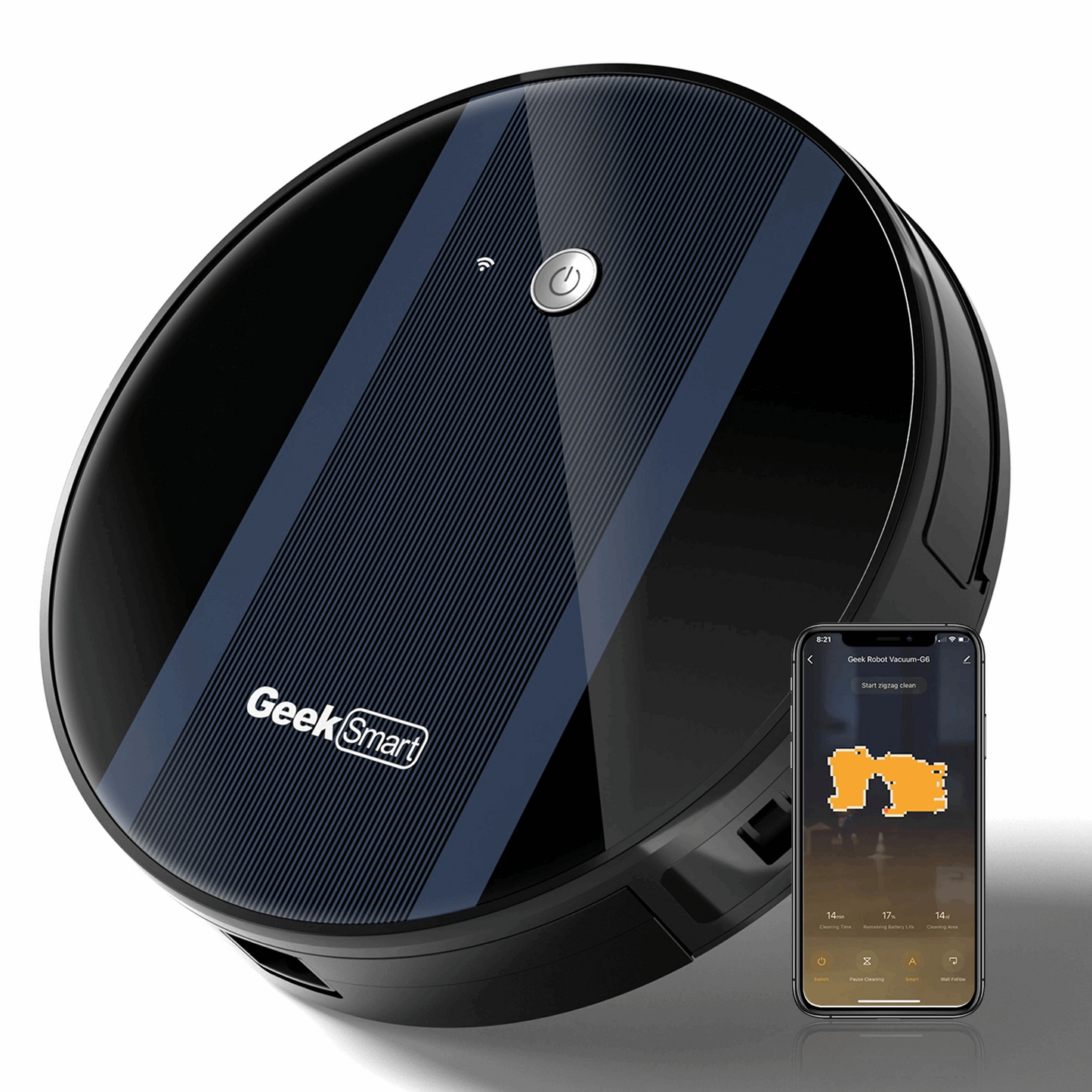 Automatic Self-Charging Smart App Robot Vacuum Cleaner - Gazette Enterprises™