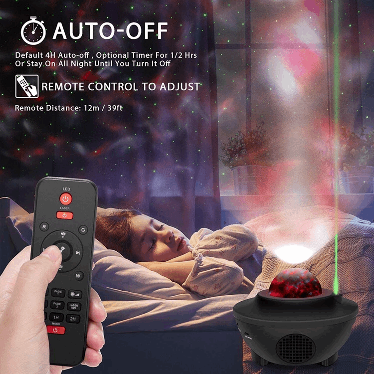 Colorful Starry Sky Galaxy Projector with Bluetooth Speaker - Gazette Enterprises™