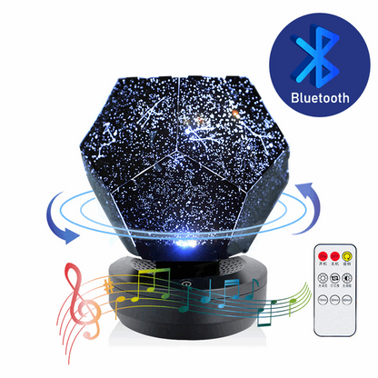 Bluetooth Speaker Star Light Projector Starry LED Galaxy Lamp - Gazette Enterprises™