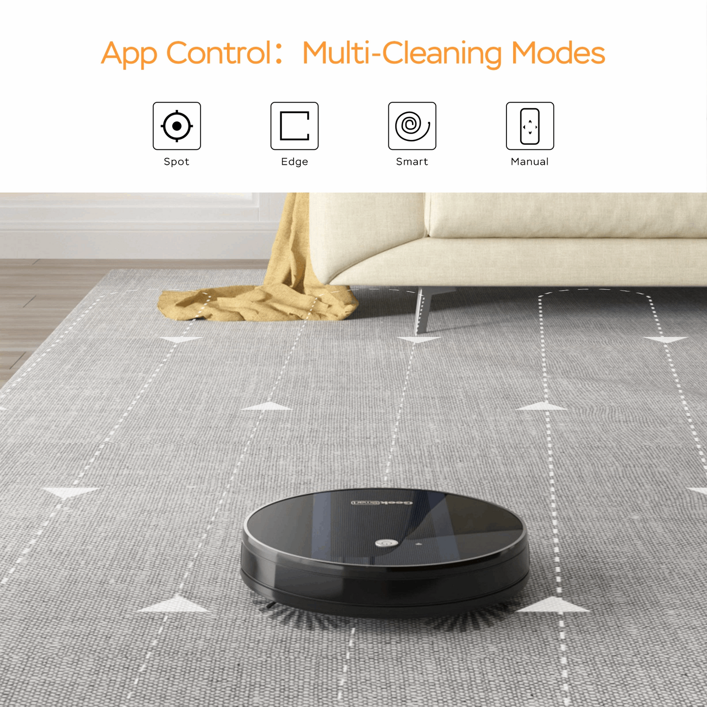 Automatic Self-Charging Smart App Robot Vacuum Cleaner - Gazette Enterprises™