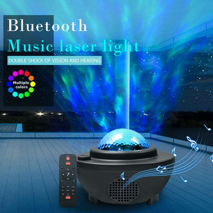 Colorful Starry Sky Galaxy Projector with Bluetooth Speaker - Gazette Enterprises™