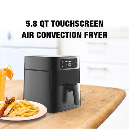 5.8 QT Air Fryer Hot Oven Oilless Cooker LED Touch Digital Screen - Gazette Enterprises™