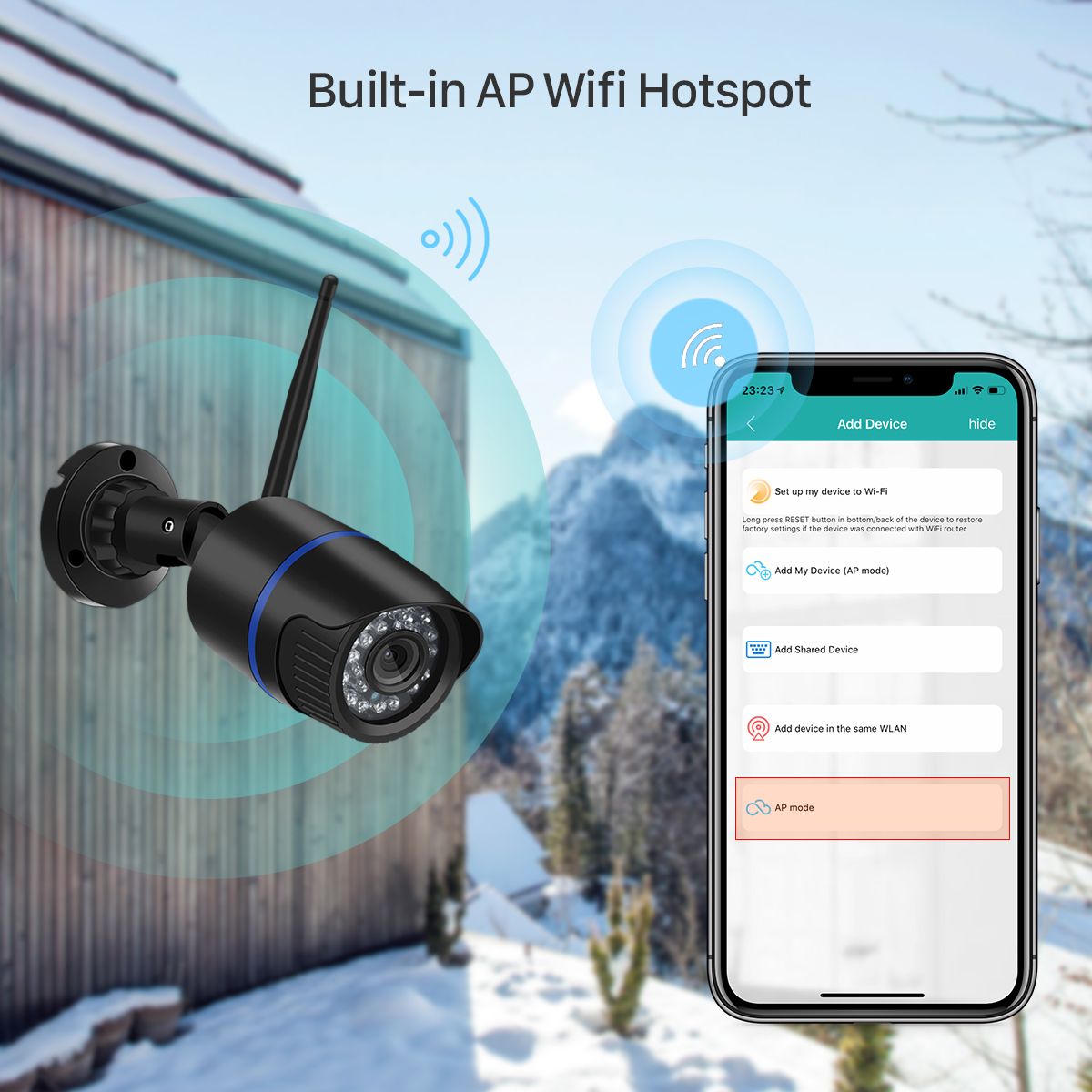 1080P HD Wireless Security Waterproof Camera