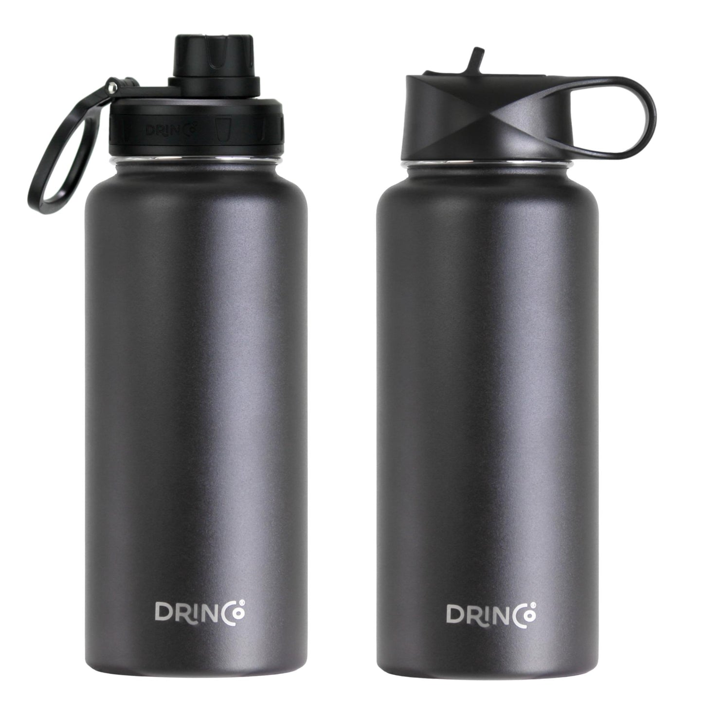 32oz Stainless Steel Water Bottle - Black