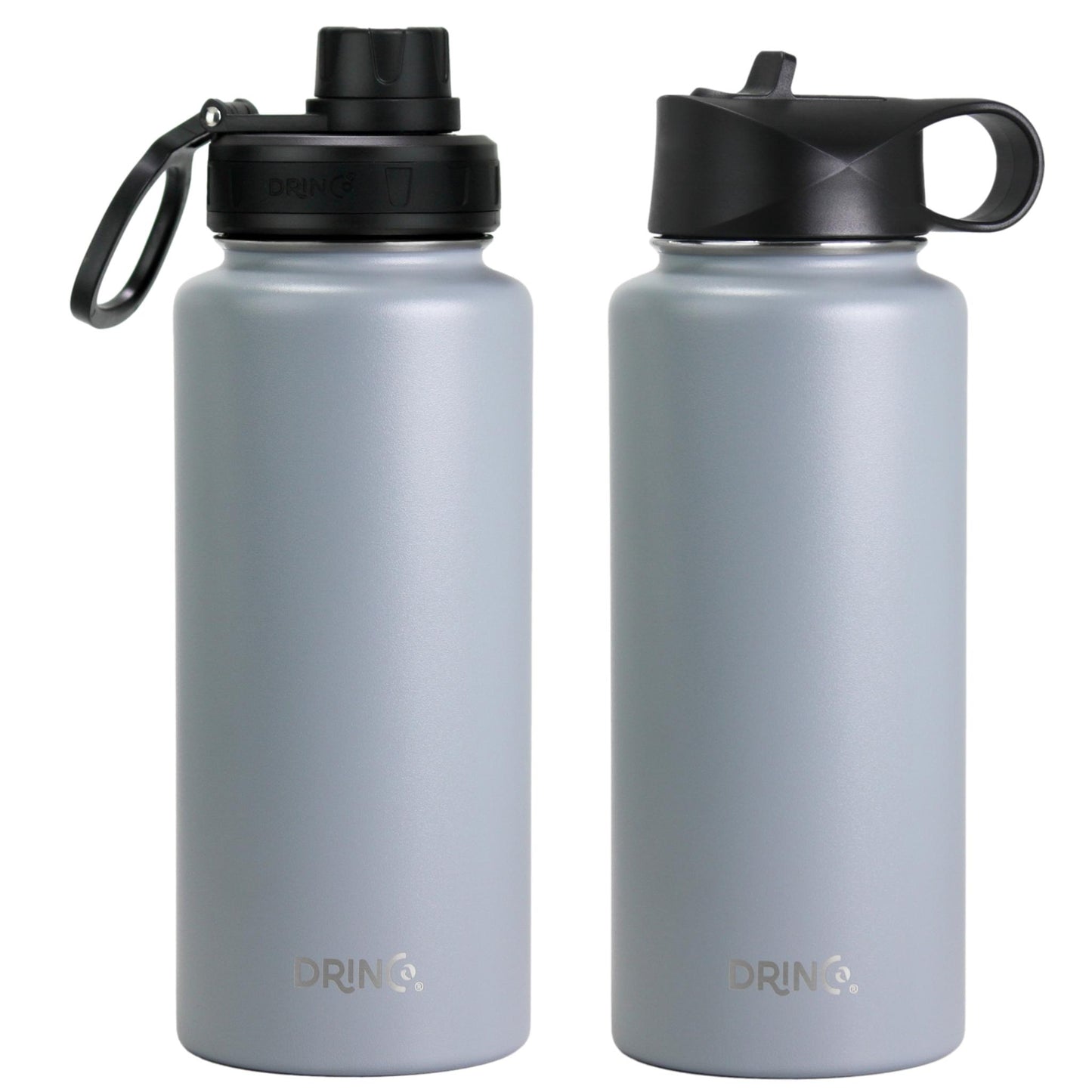 32oz Stainless Steel Water Bottle - Asphalt Gray