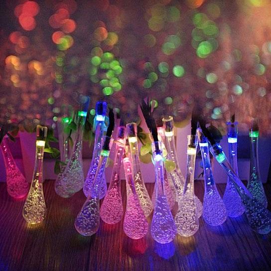 Dew Droplets 20 LED Solar Lights