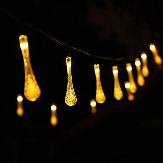 Dew Droplets 20 LED Solar Lights